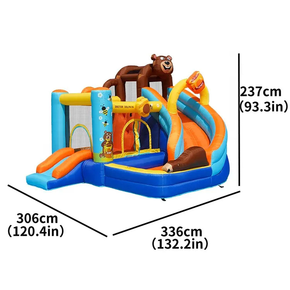 THE HONEY BEAR CASTLE AND SLIDE (72069B