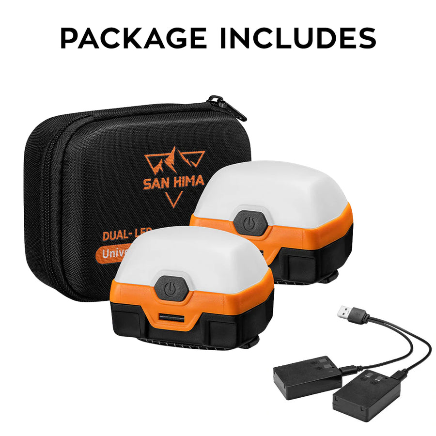 San Hima Dual Colour Magnetic LED Lights (2 Piece)
