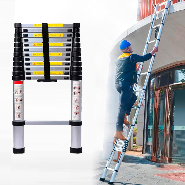 CLIMBMASTER TELESCOPIC LADDER (3.8M)