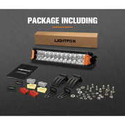 LIGHTFOX 12" DOUBLE ROW LED LIGHT BAR (LF-LB-12DR)
