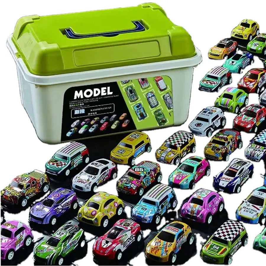 MINI CARS PLAY BOX WITH 50 CARS
