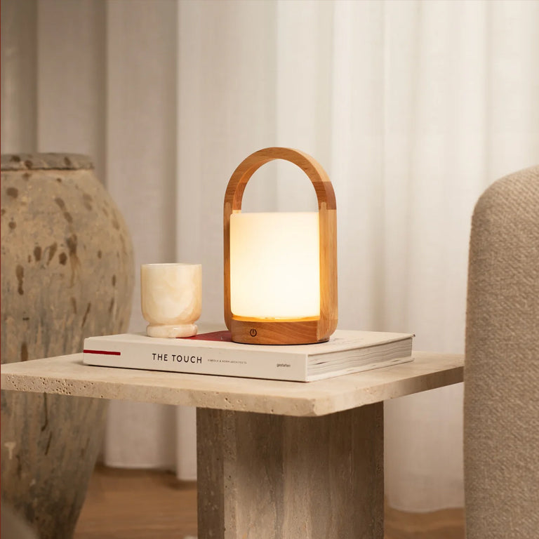 WOODEN MINIGLOW LANTERN