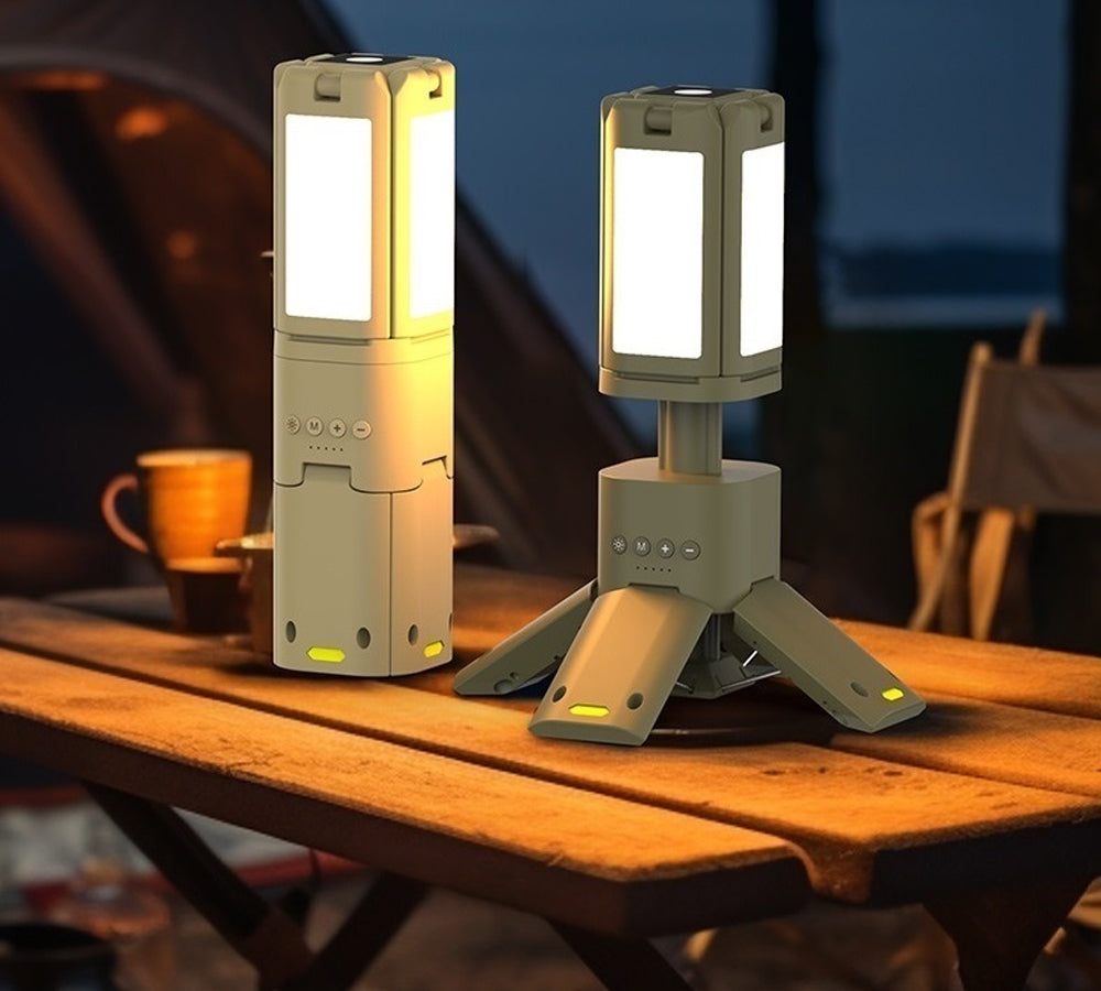 TELESCOPIC FOUR LEAF MULTI LIGHT AND POWER BANK