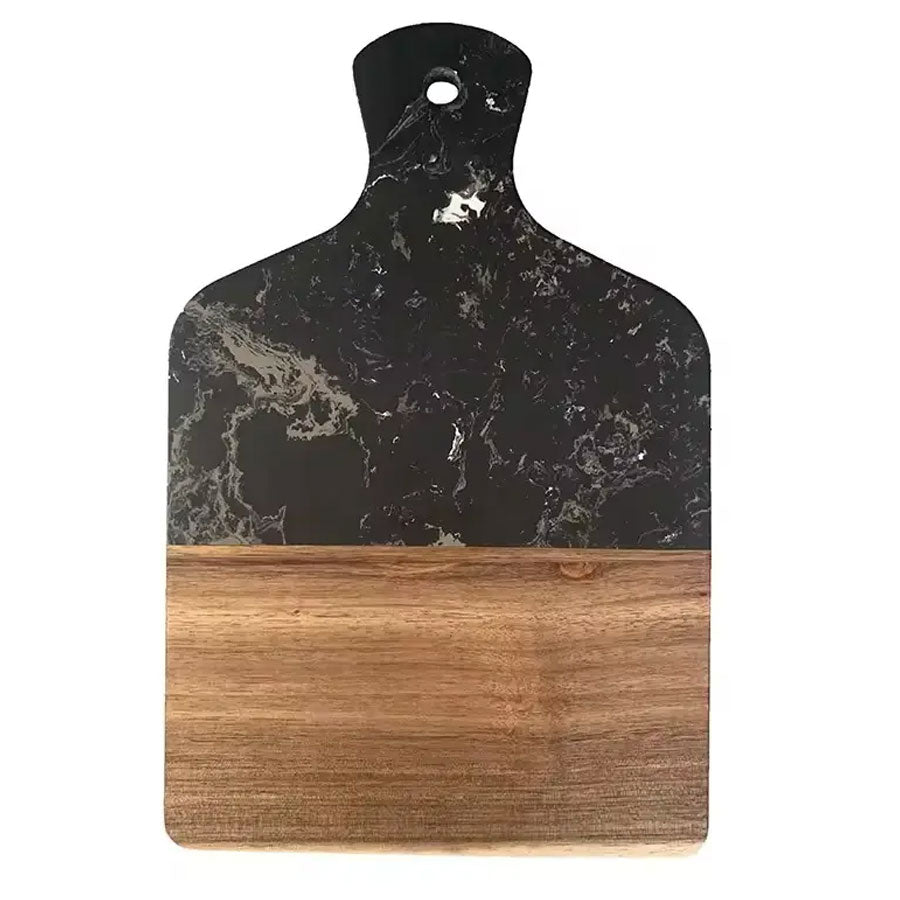 Marble and Wood cutting board (33.5 x 21.3CM)