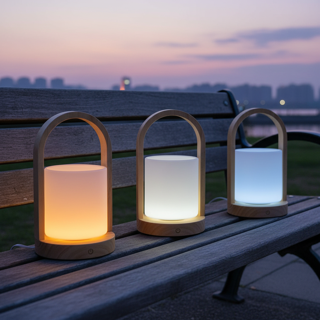 WOODEN MINIGLOW LANTERN