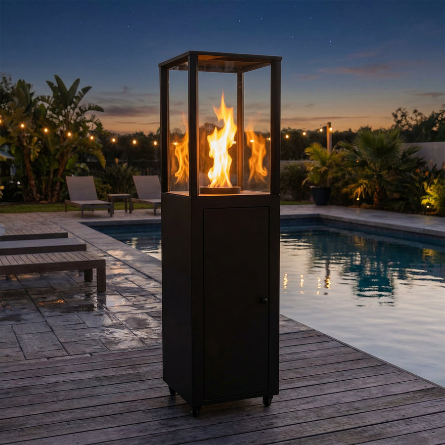 Ember Wood Fire Pellet Heater with Fan