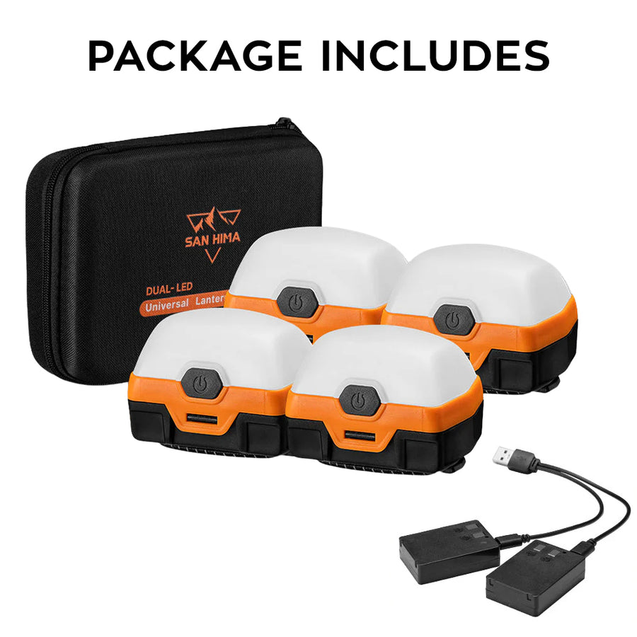 San Hima Dual Colour Magnetic LED Lights (4 Piece)