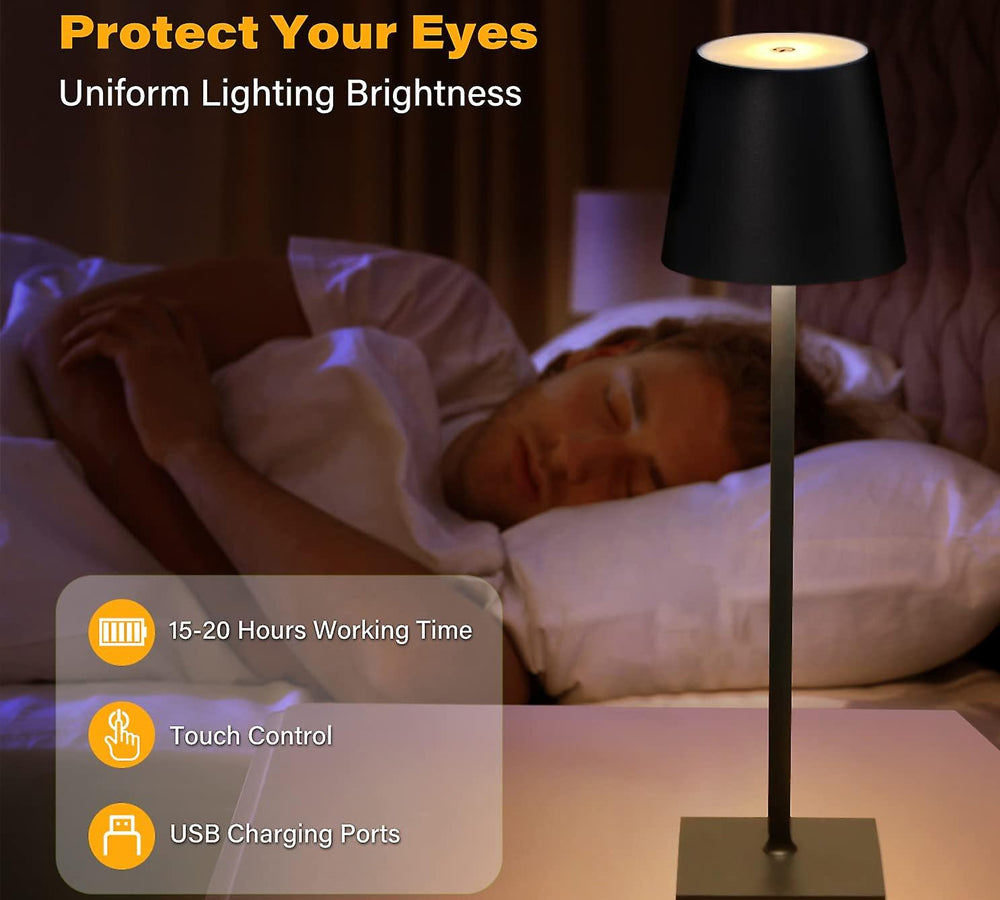 LUMINEE RECHARGEABLE LED TABLE LAMP