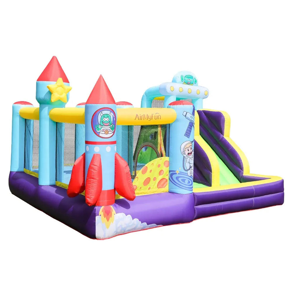 ROCKET TO MARS JUMPING CASTLE AND SLIDE (82015