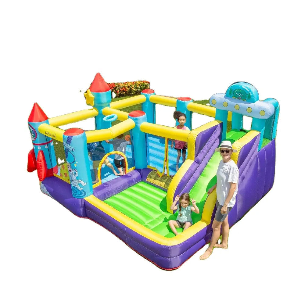ROCKET TO MARS JUMPING CASTLE AND SLIDE (82015