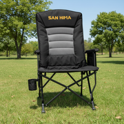 SAN HIMA FOLDING CAMPING CHAIR THICK PADDING RECLINER