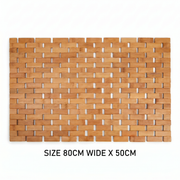 Bamboo Non Slip Bath and Shower Mat