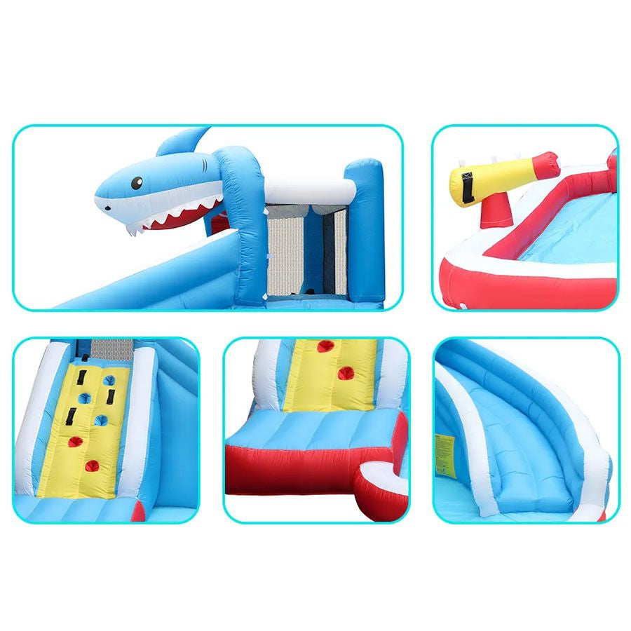 THE SHARK SLIDE WATER CASTLE