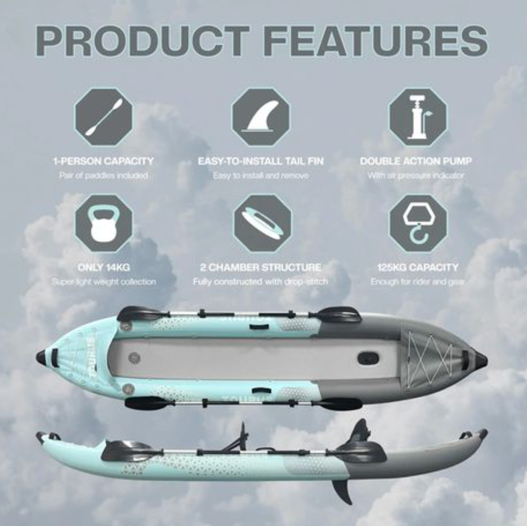 INFLATABLE 2 SEAT KAYAK - K02
