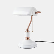 Office Desk Bankers Lamp White
