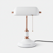 Office Desk Bankers Lamp White