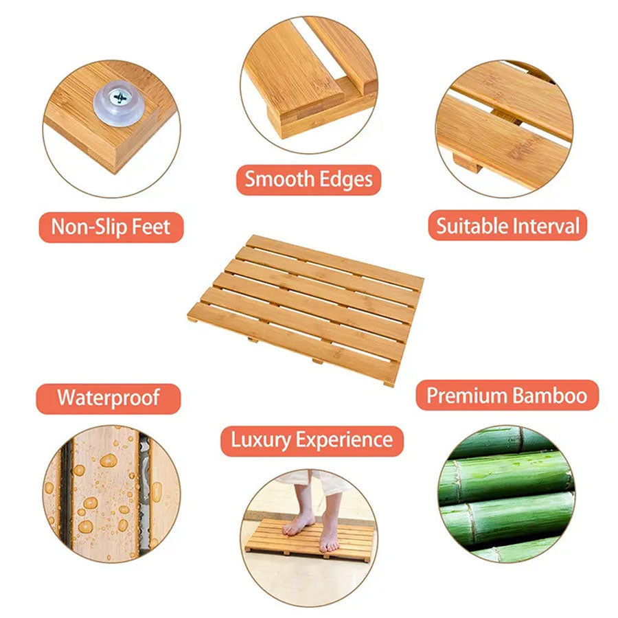 Bamboo Eco Bath Mat