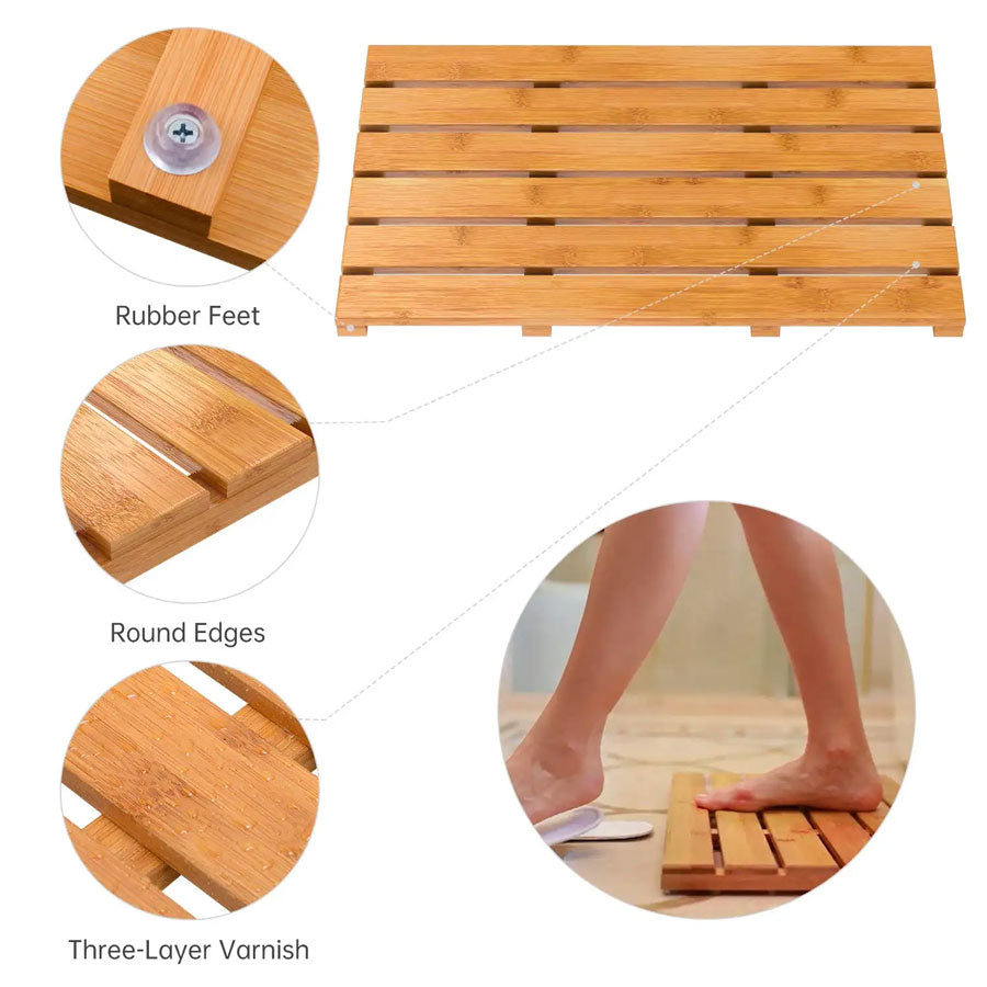 Bamboo Eco Bath Mat