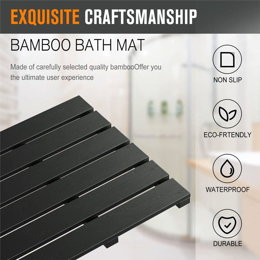 Bamboo Eco Bath Mat