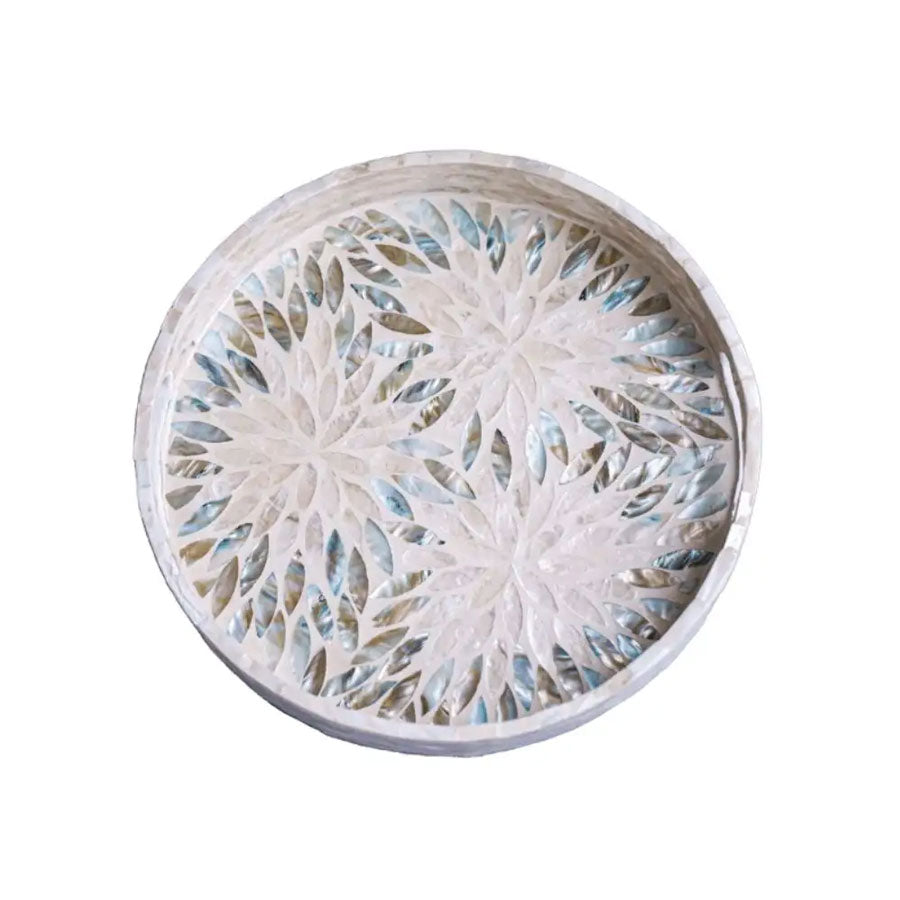 TIDAL SHELL ROUND TRAY