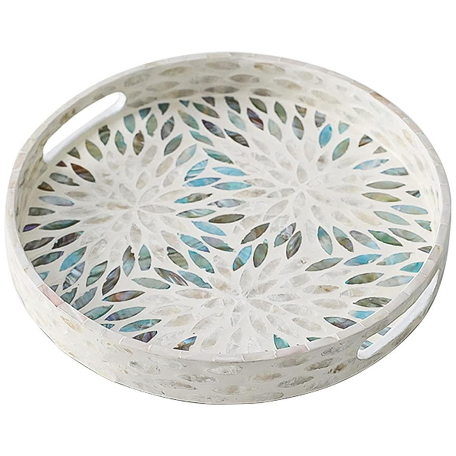 TIDAL SHELL ROUND TRAY