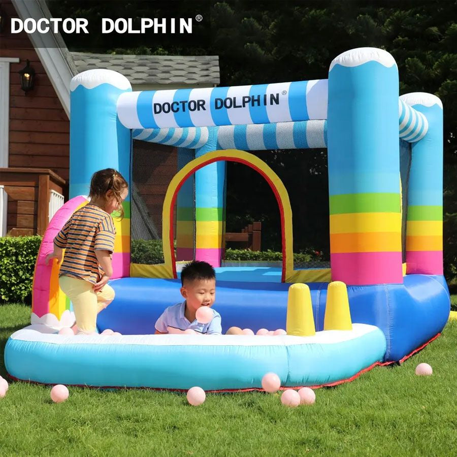 MY RAINBOW JUMPING CASTLE AND POOL (62112)