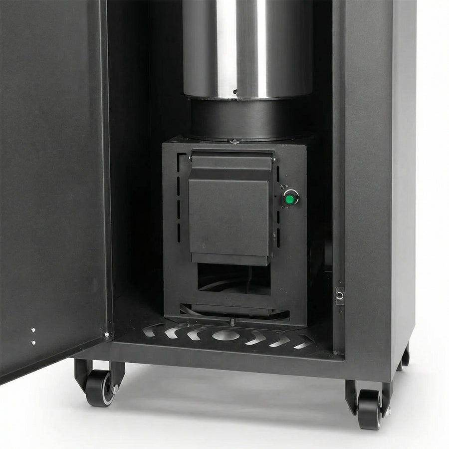Ember Wood Fire Pellet Heater with Fan