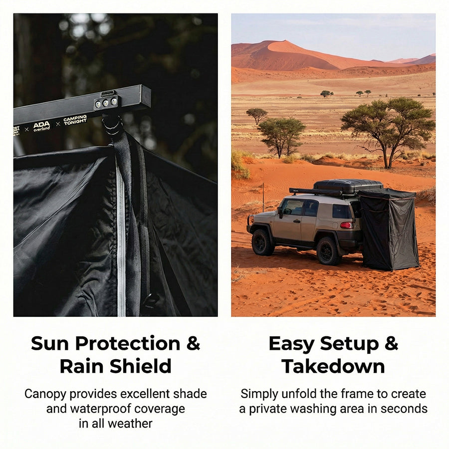 Deadtree Instant Fold Out Shower Tent Awning