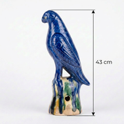 Cobolt Blue Parrot Sculpture - Large