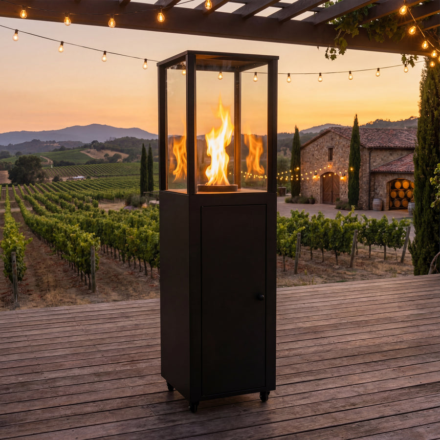 Ember Wood Fire Pellet Heater with Fan