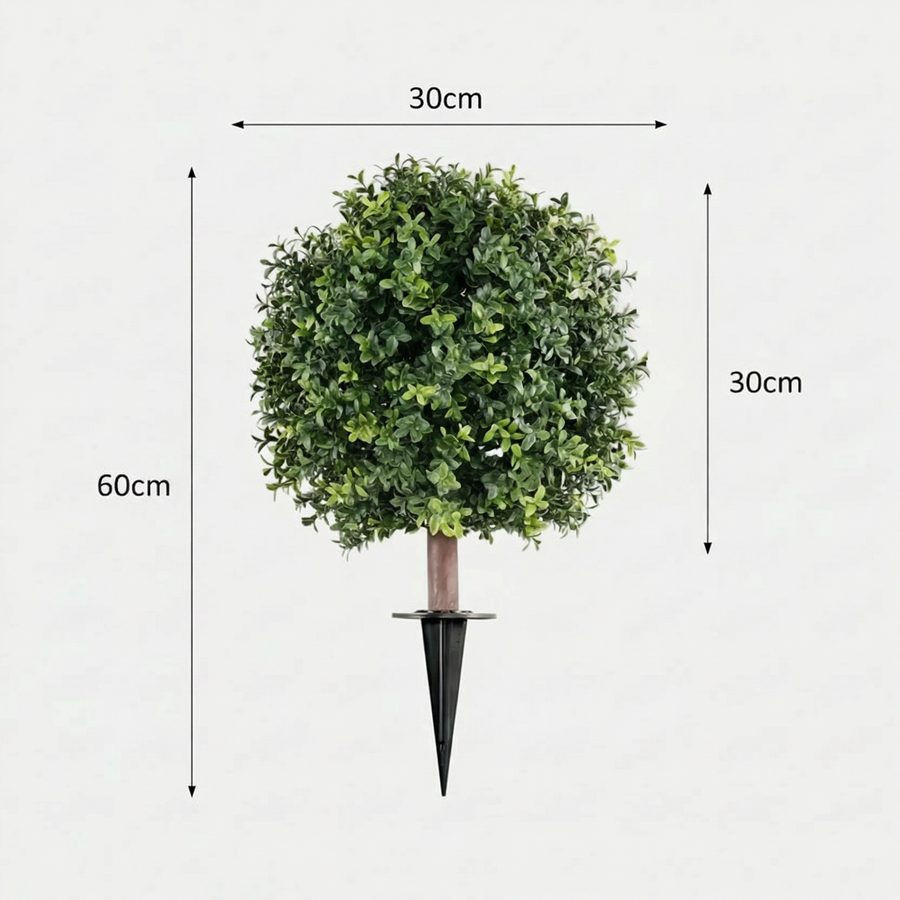 Artificial Faux Boxwood Topiary Ball (60cm)