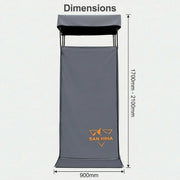 San Hima Awning Shower Tent Fold-Out Instant Ensuite Built-in LED