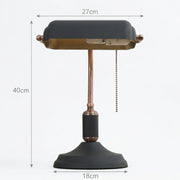 Office Desk Bankers Lamp Black