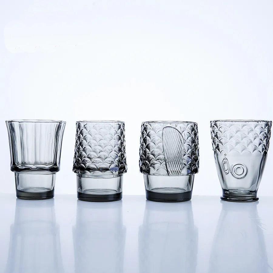 FISH STACKABLE DRINKING GLASSES