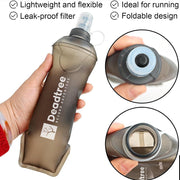Deadtree Foldable Soft Flask Bottle 500ml (2 Pack)