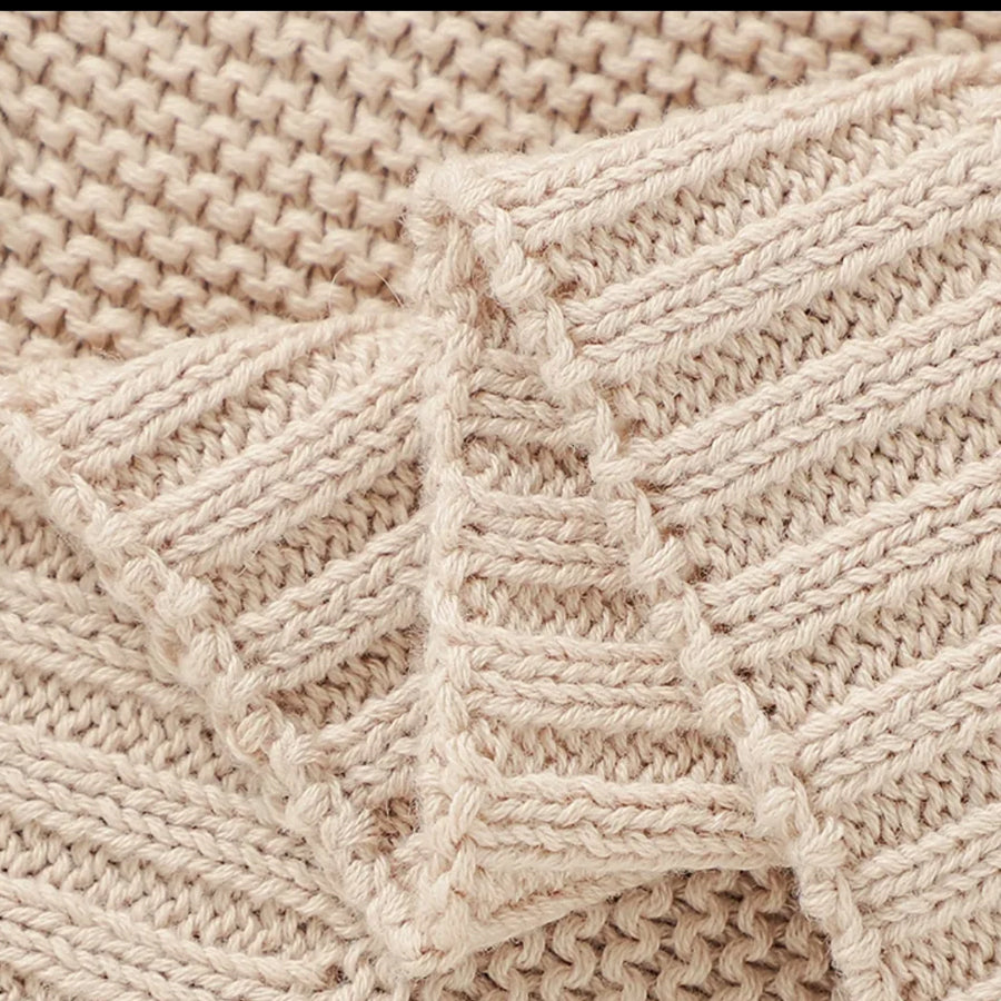 BEANO SOFT KNITTED 100% COTTON BABY BLANKET