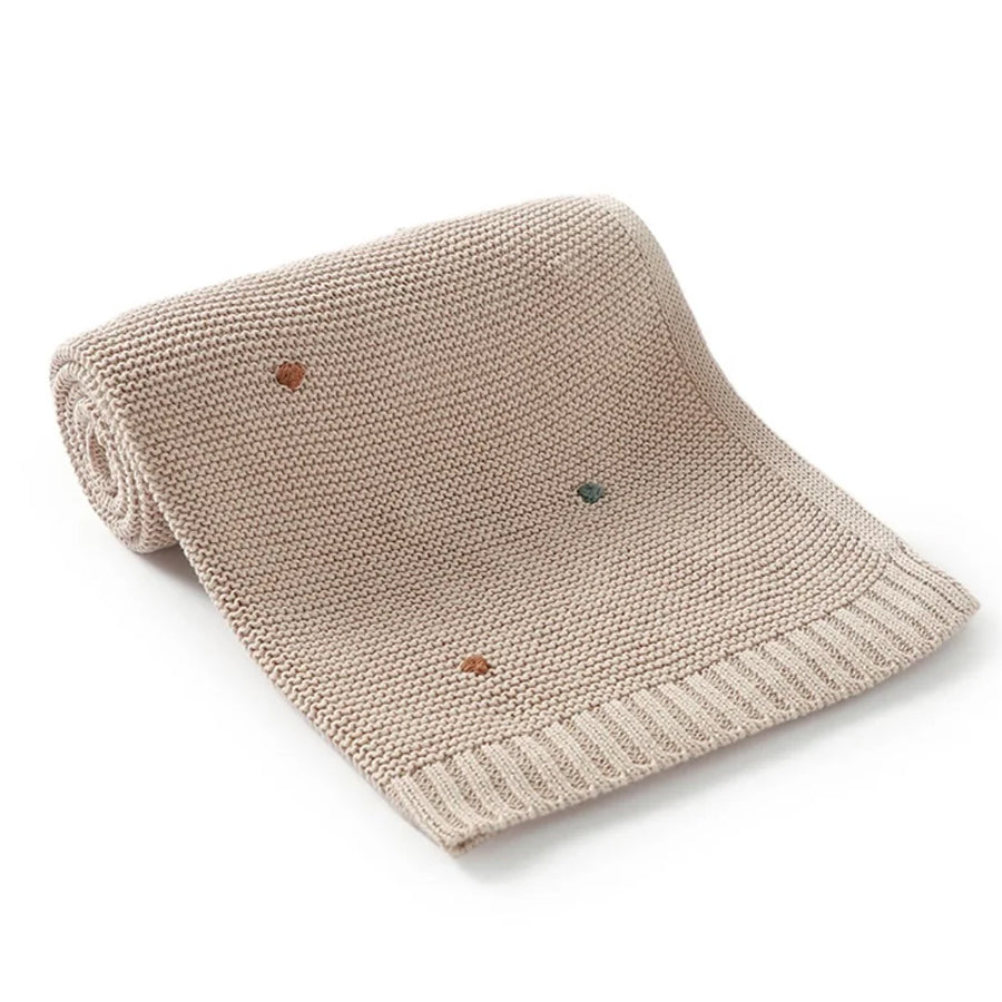 BEANO SOFT KNITTED 100% COTTON BABY BLANKET