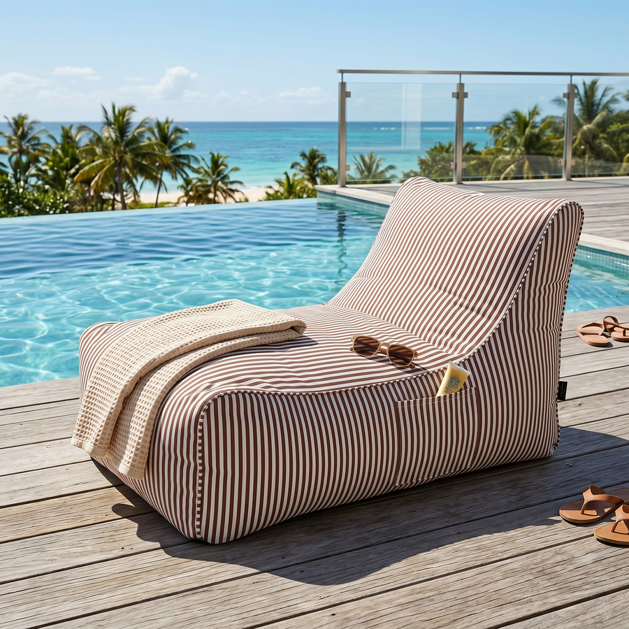 SunCove Outdoor Lounger Rust