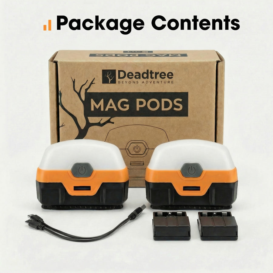 Deadtree Mag Pod Dual Colour Magnetic LED Lights (2 Pack)