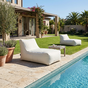SunCove Outdoor Lounger Ivory