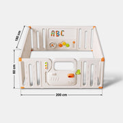 Dream Car Playpen dimensions 200 cm x 180 cm x 60 cm high