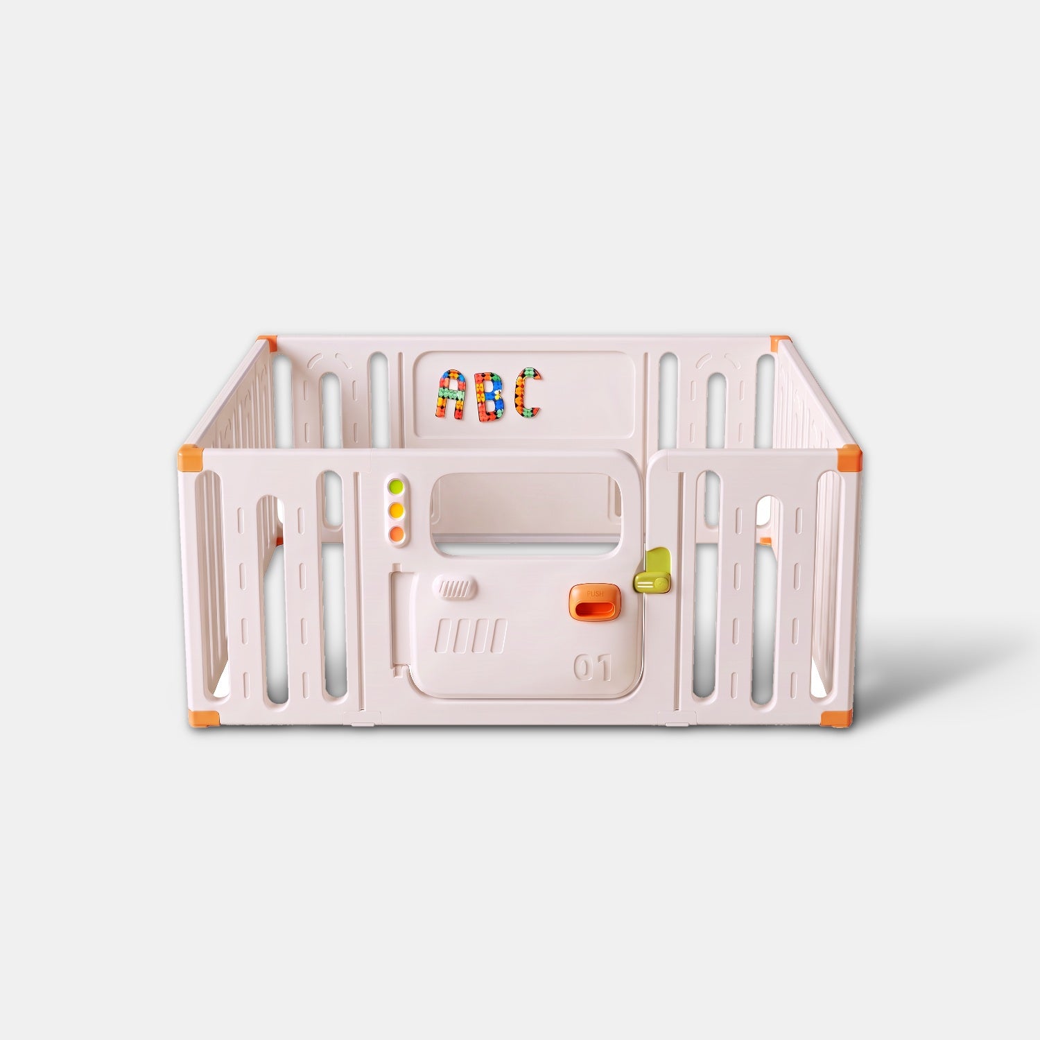 Dream Car Playpen 180 x 200 cm, front view