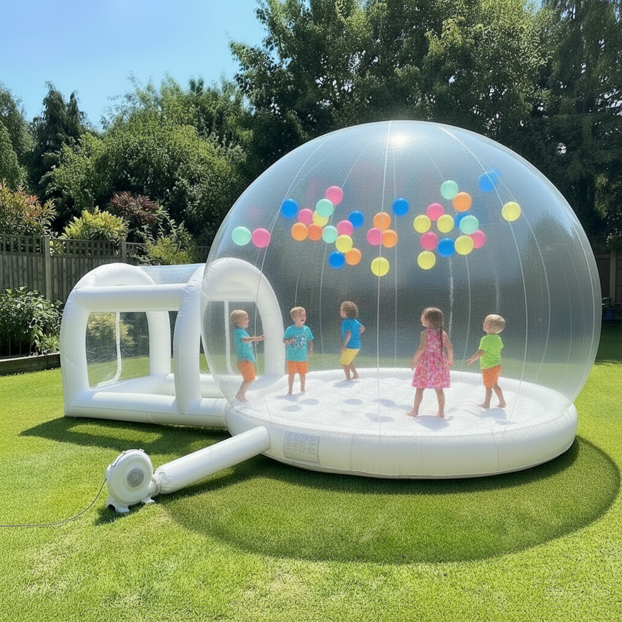 4-metre Bouncy Balloon Bubble House With Blower and Balloons