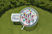 4-metre Bouncy Balloon Bubble House With Blower and Balloons