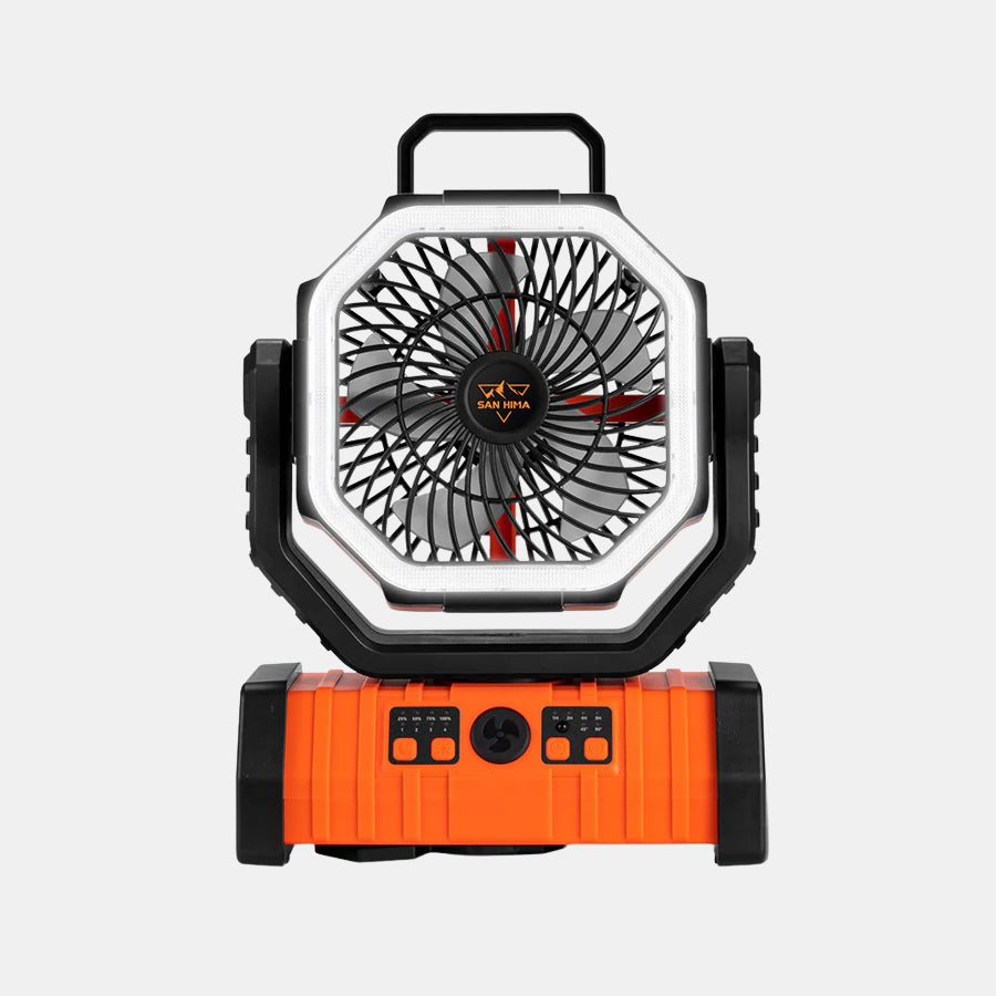 San Hima 20000 mAh Portable LED Camping Fan with Powerbank