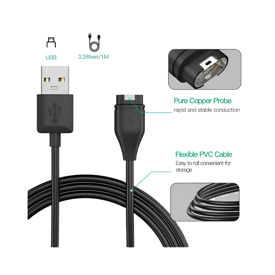 Deadtree USB Charging Cable for Garmin