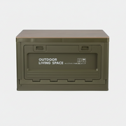 Multifunctional Foldable Storage Box with Wooden Lid