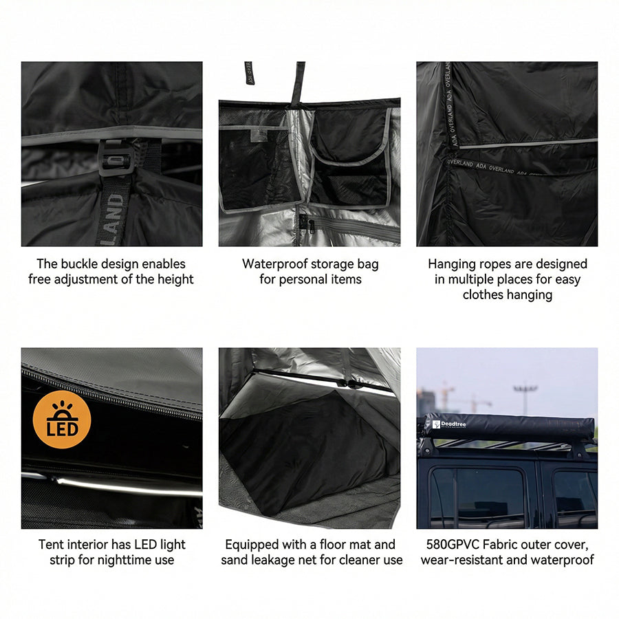 Deadtree Instant Fold Out Shower Tent Awning