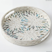 Tidal Shell Round Tray