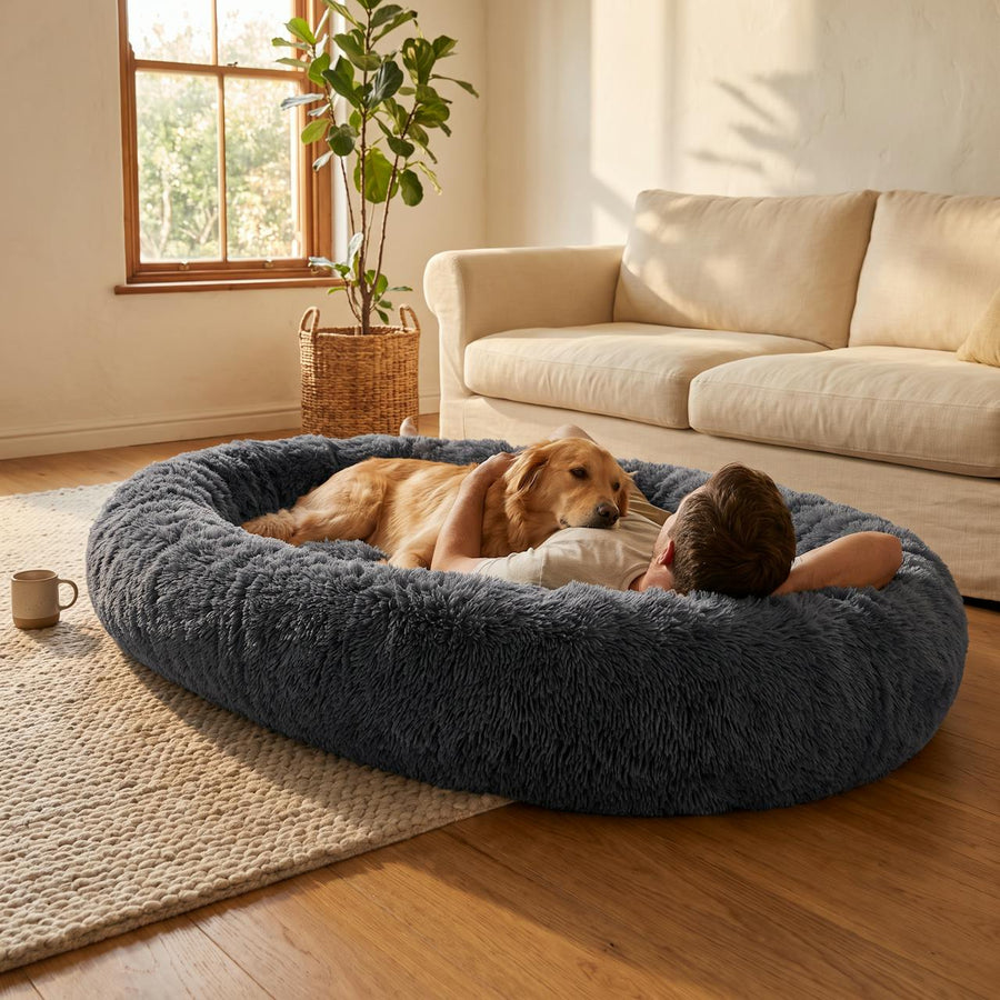 WuFF Giant Pet Bed big enough to lie in with your dog